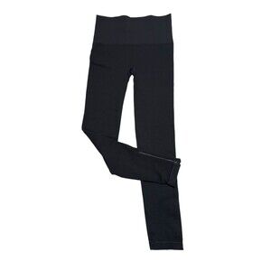 SPANX Black Look at Me Seamless Side Zip Leggings‎ Women's Size Large